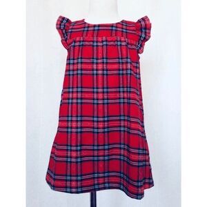 NEW H&M Toddler Girls Red Tartan Plaid 2/3 Dress BUY 2 GET 1 FREE